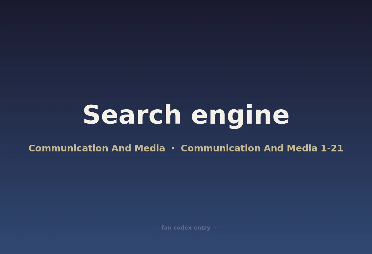Search engine