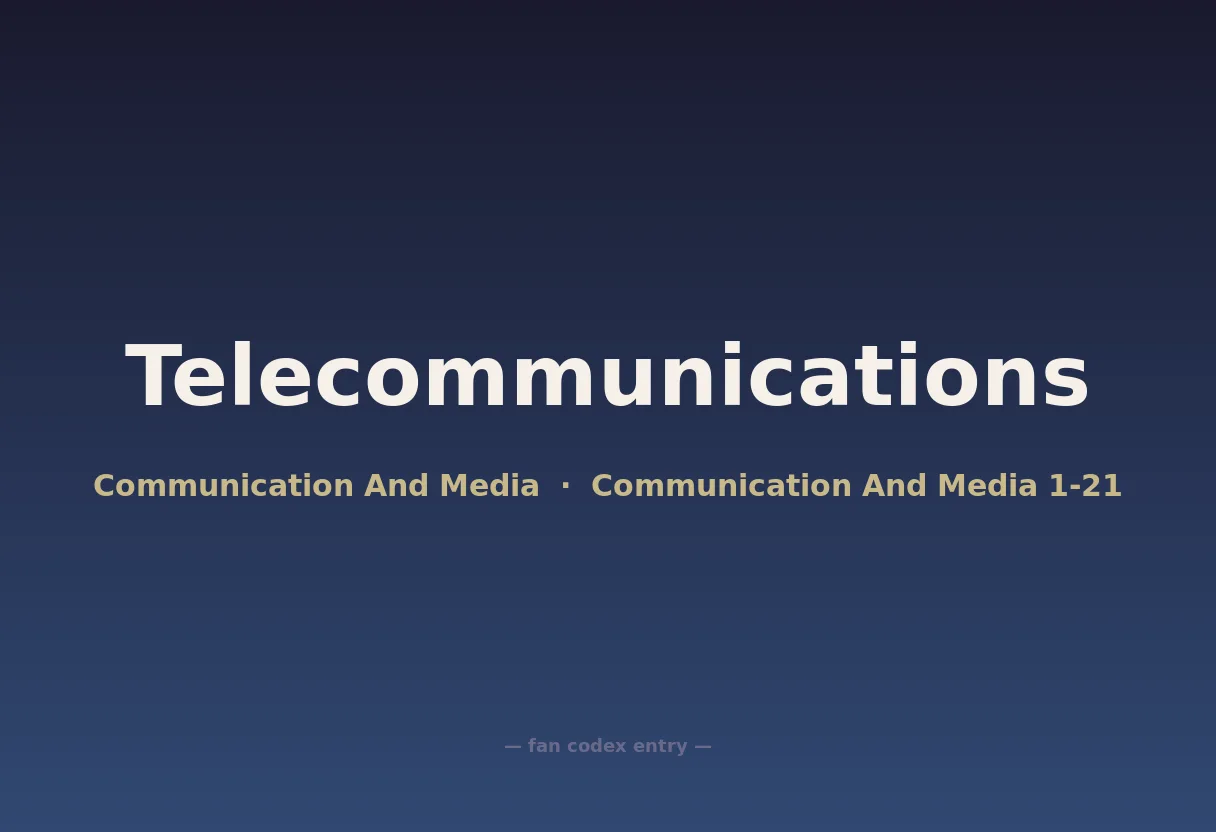 Telecommunications