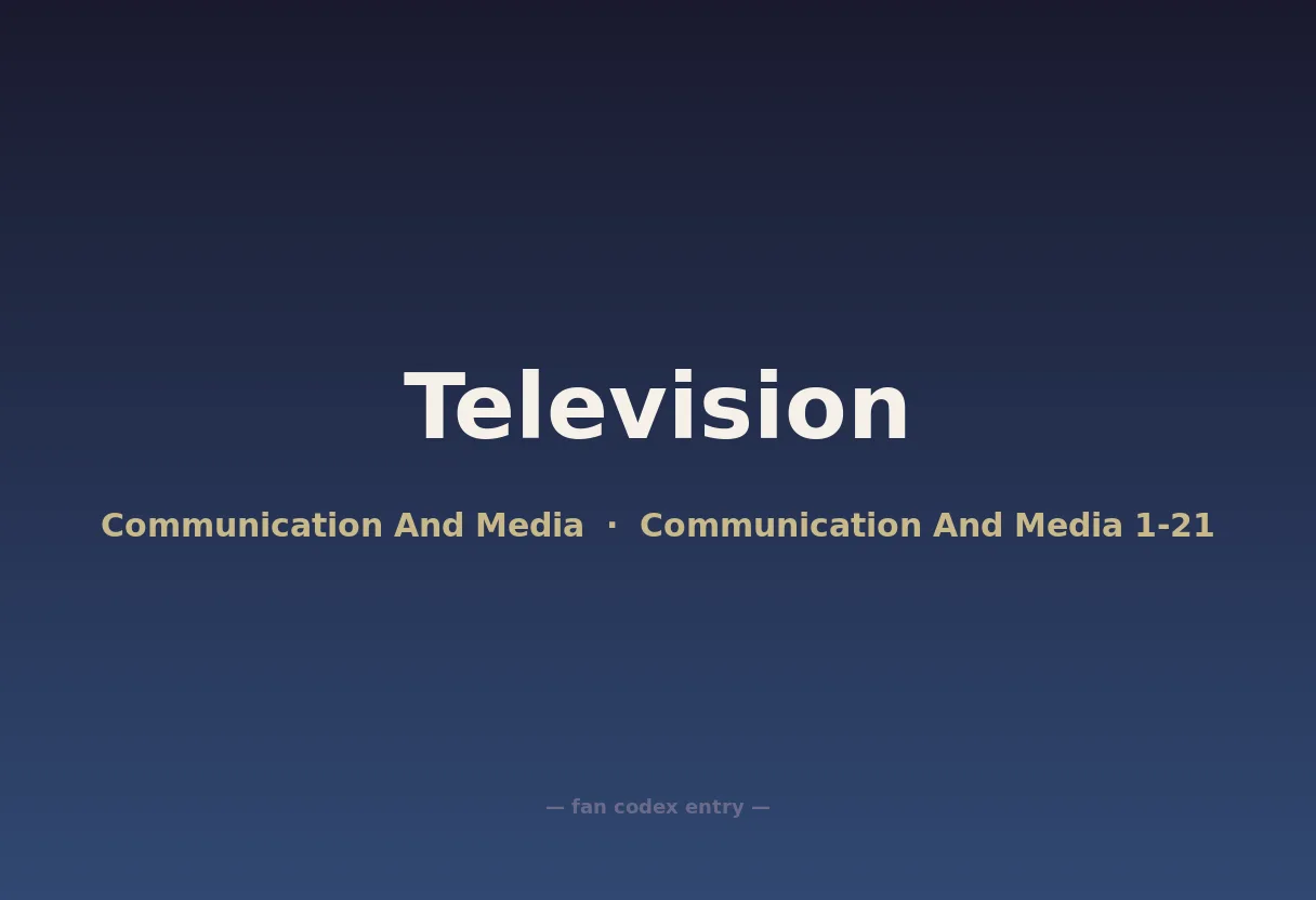 Television