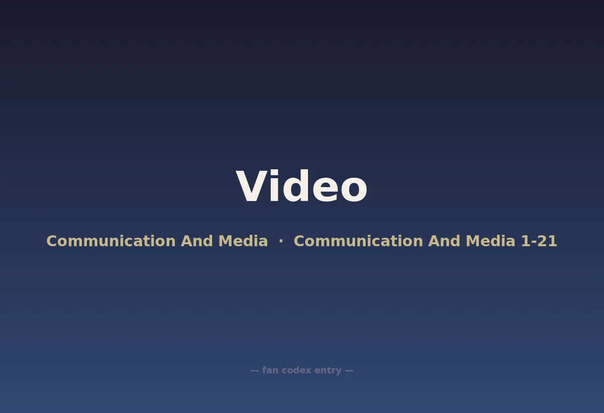 Video
