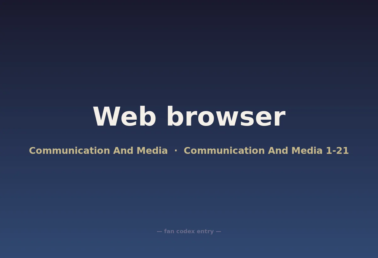 Web browser